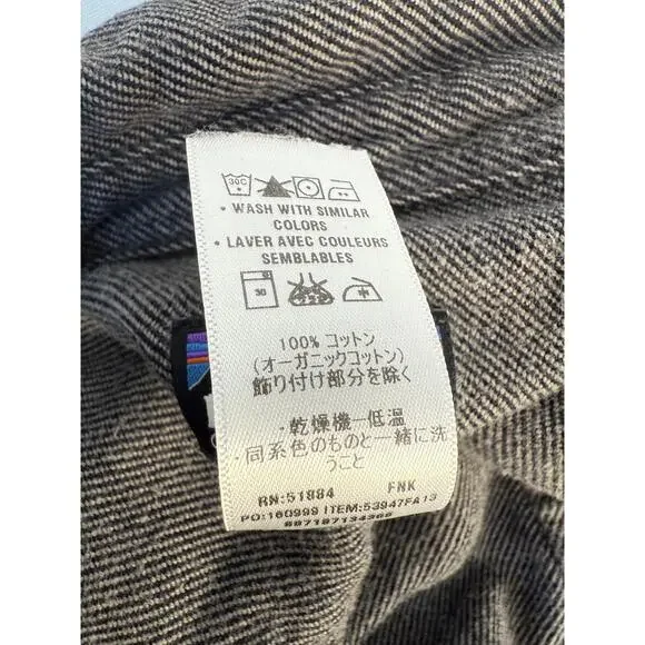 Patagonia Mens Grey Long Sleeve Chest Pockets Collared Casual Shirt Extra Large - Picture 4 of 10